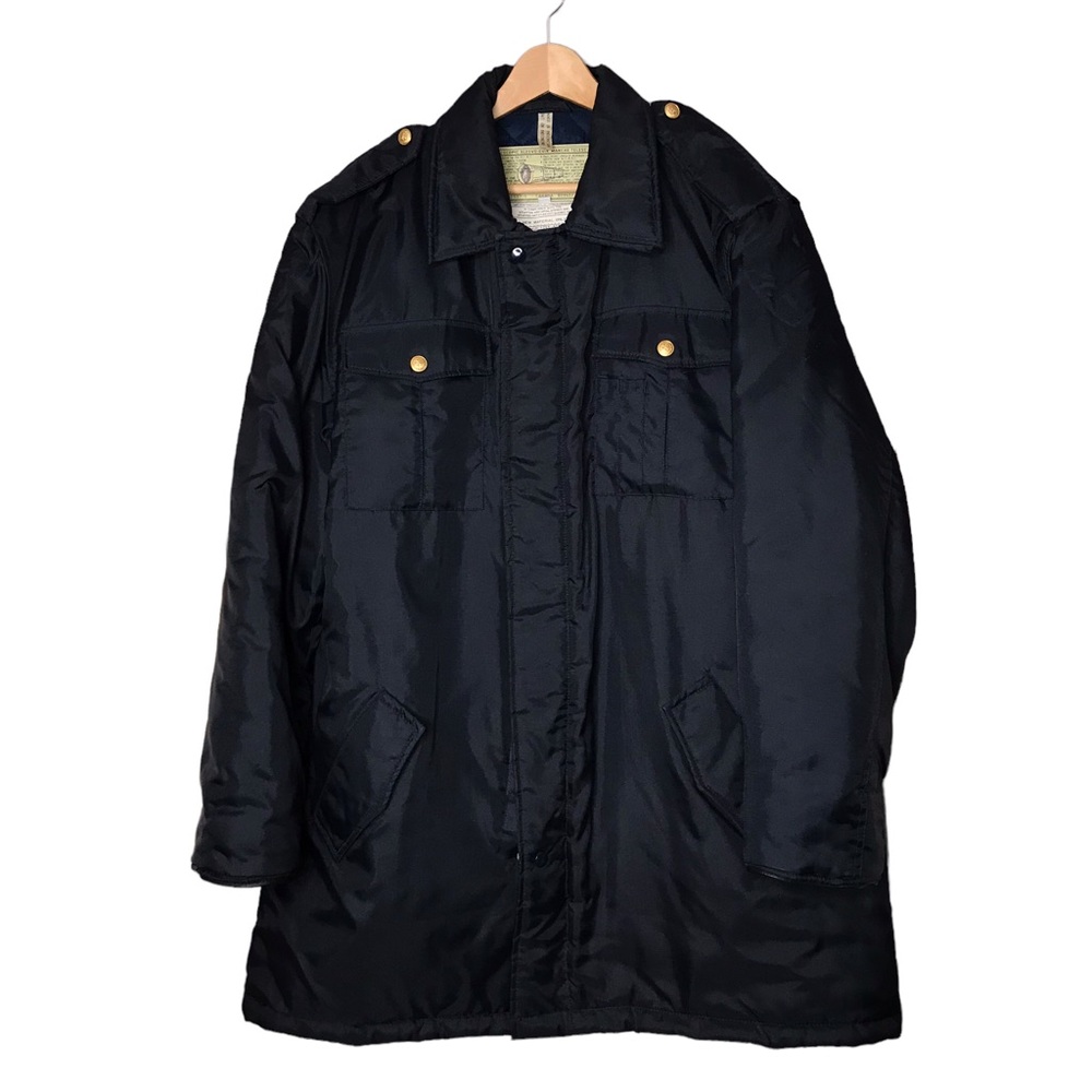 Vintage Evin Telescopic Sleeve Insulated Jacket Quilted Parka RCAF Canada Large